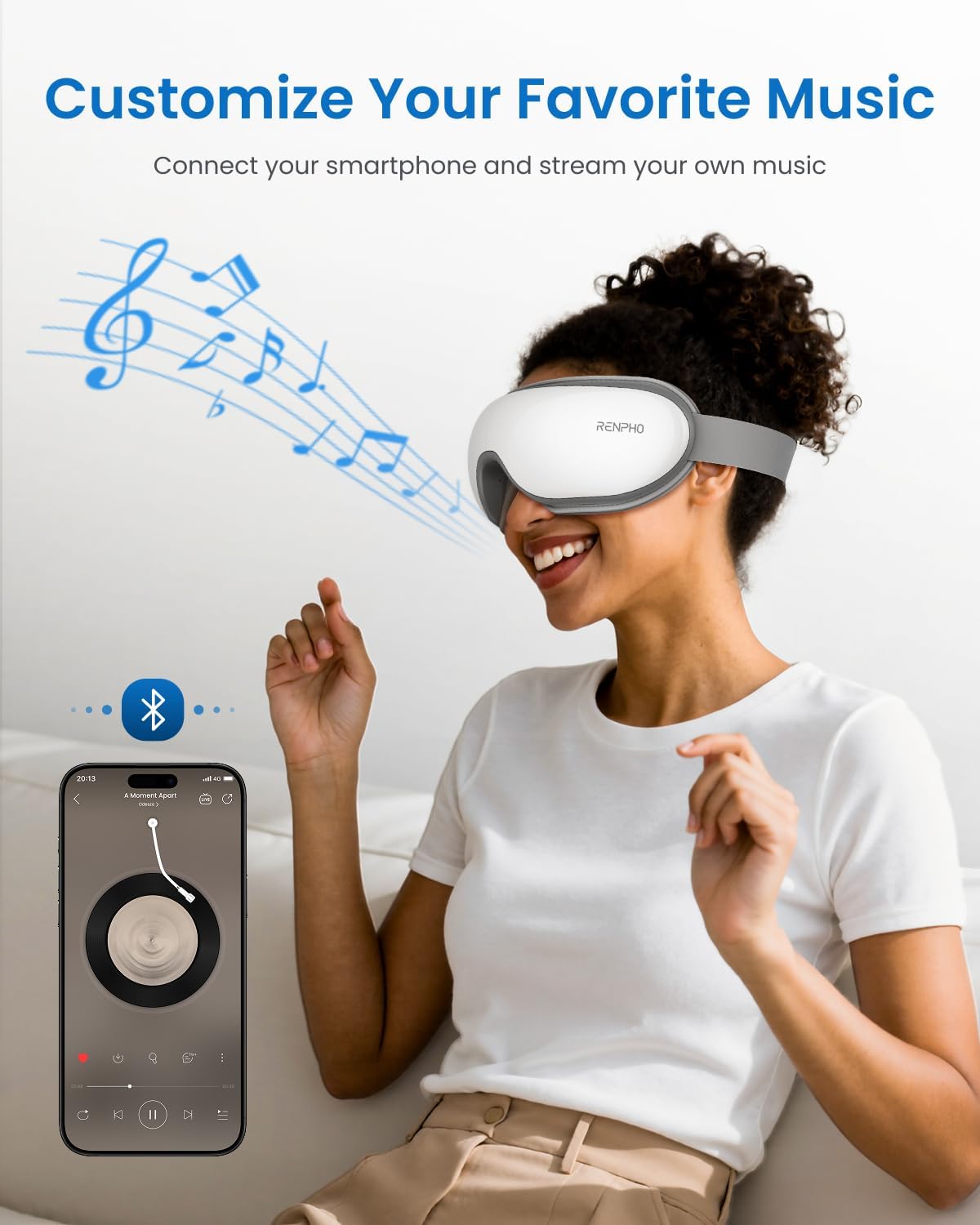 RENPHO Eyeris 1 Eye Massager - Usage